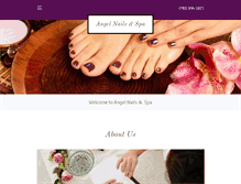 Tablet Screenshot of nailswithangel.com